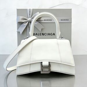 <AUTHENTIC>Balenciaga  Handle Bag in White